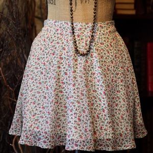 Forever21 Floral skirt small